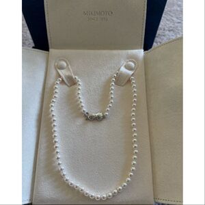 Mikimoto B Lagoon 18” 14KWG Akoya Necklace 5.5 x5mm